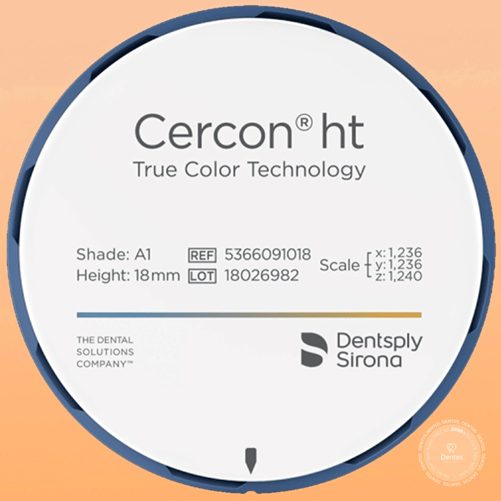 Răng sứ Cercon ht có khả năng chịu lực cao lên tới 2200 Mpa